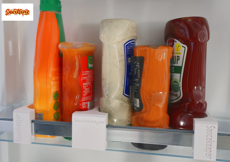 Saucekeeper – Two-Piece Sauce Holder (Left & Right Set)