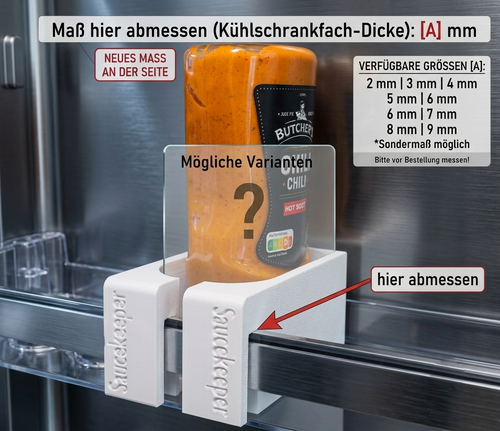 Saucekeeper – Zweiteiliger Saucenhalter (Set Links & Rechts)